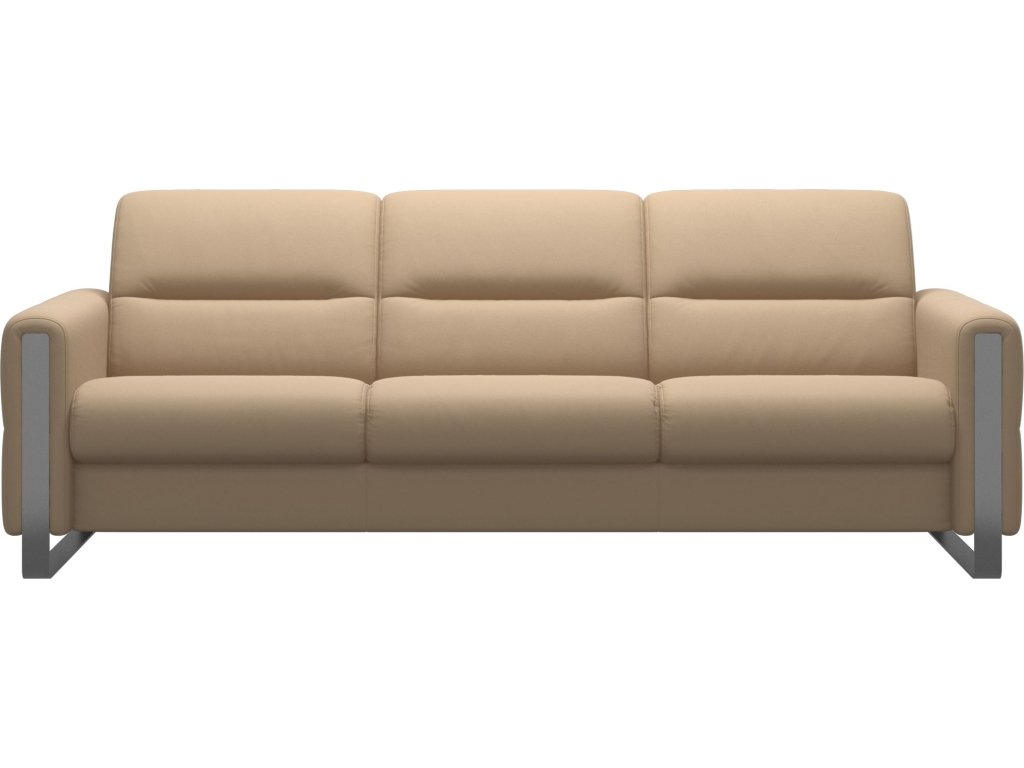 Stressless® Fiona Steel 3 seater - main image