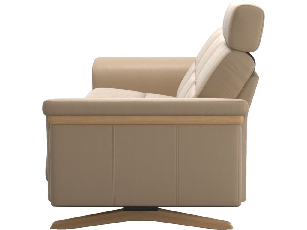 Stressless® Stella Wood 3 seater with 1 headrest - image 2