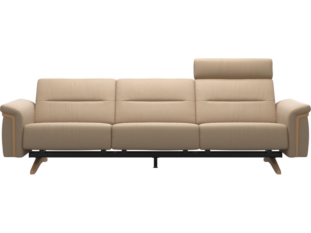 Stressless® Stella Wood 3 seater with 1 headrest - main image