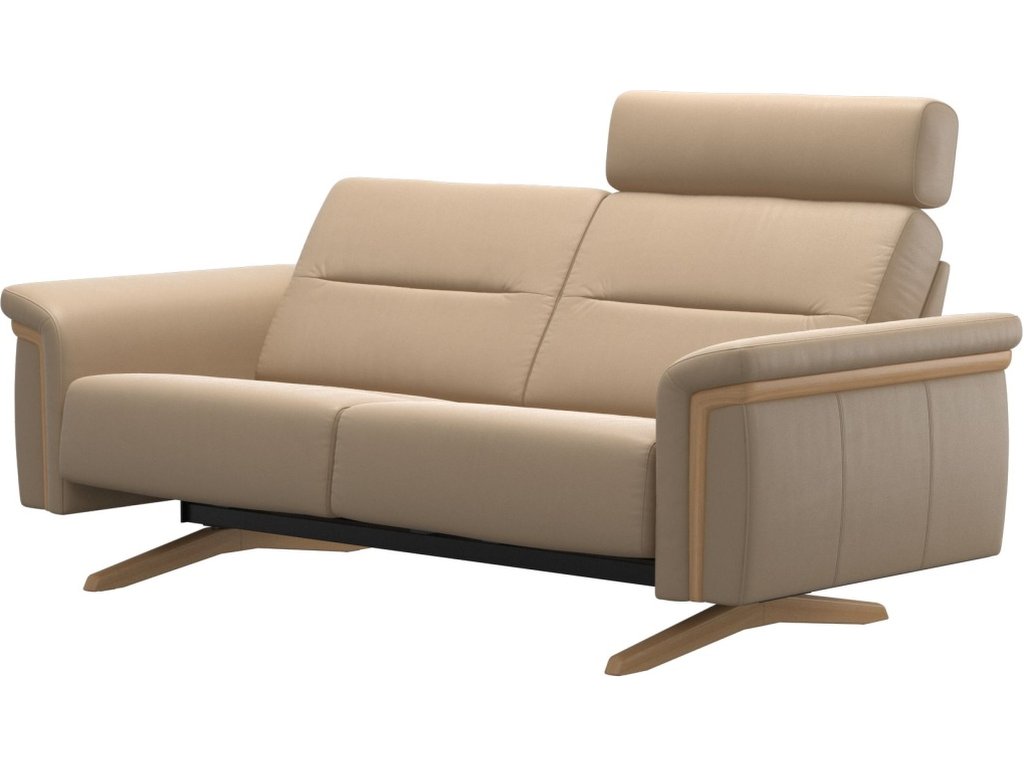 Stressless® Stella Wood 2 seater with 1 headrest - image 1