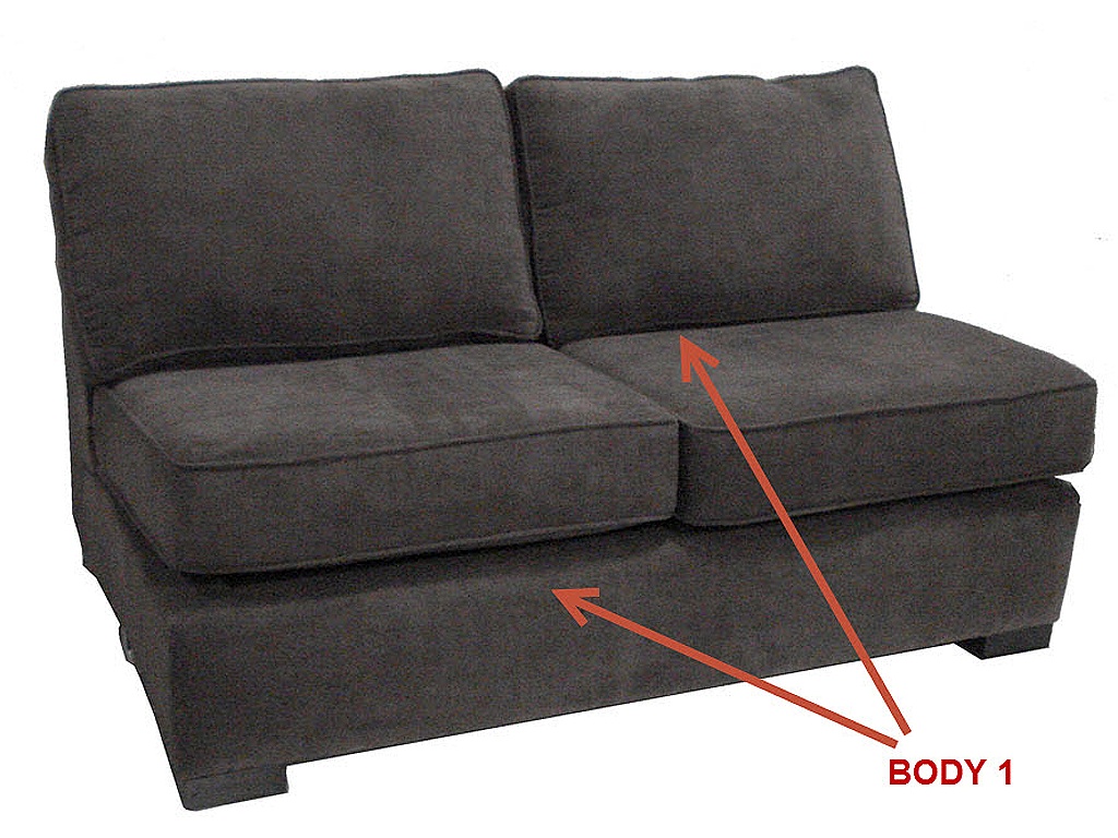Armless Loveseat - main image