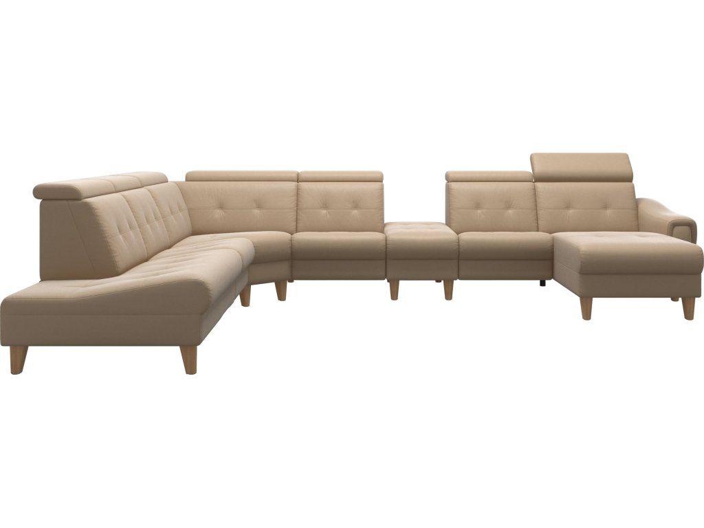 Stressless® Anna A3 EndBack left PCMcenterP Long Seat (M) Manual - main image