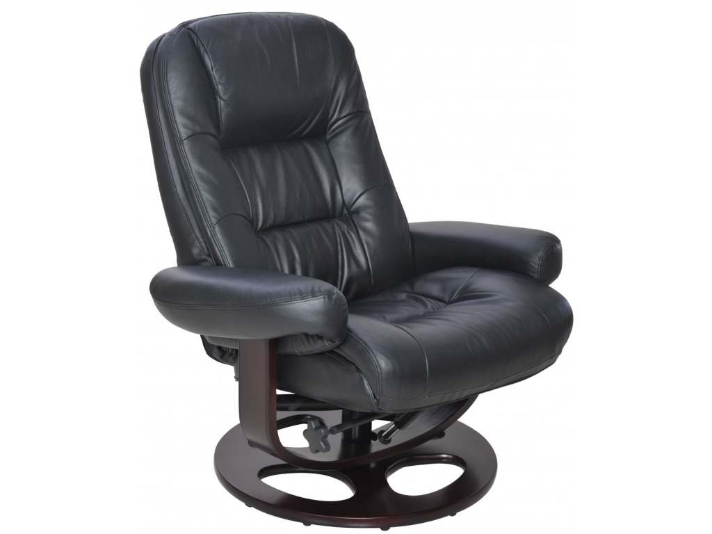 Jacque Pedestal Reclining Chair & Ottoman - image 2