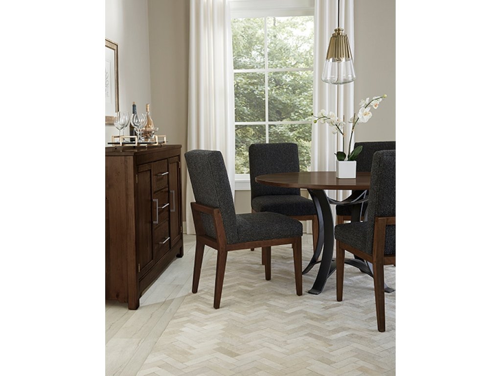 Uph Side Chair Black Fabric - image 4