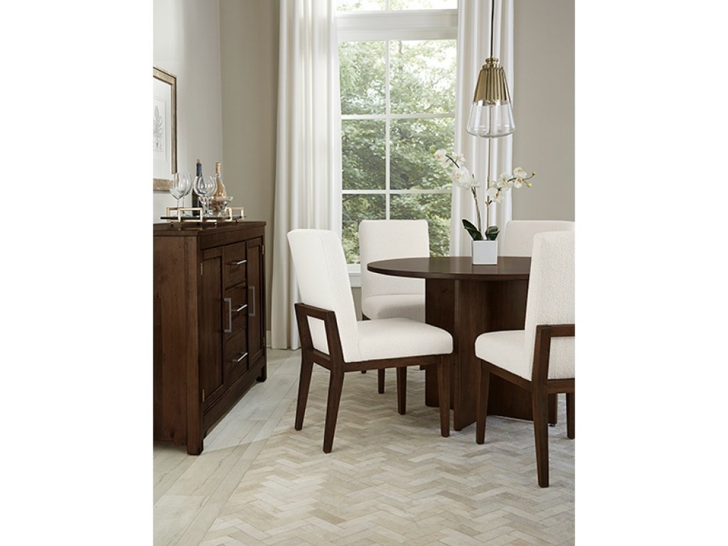 Uph Side Chair White Fabric - image 5