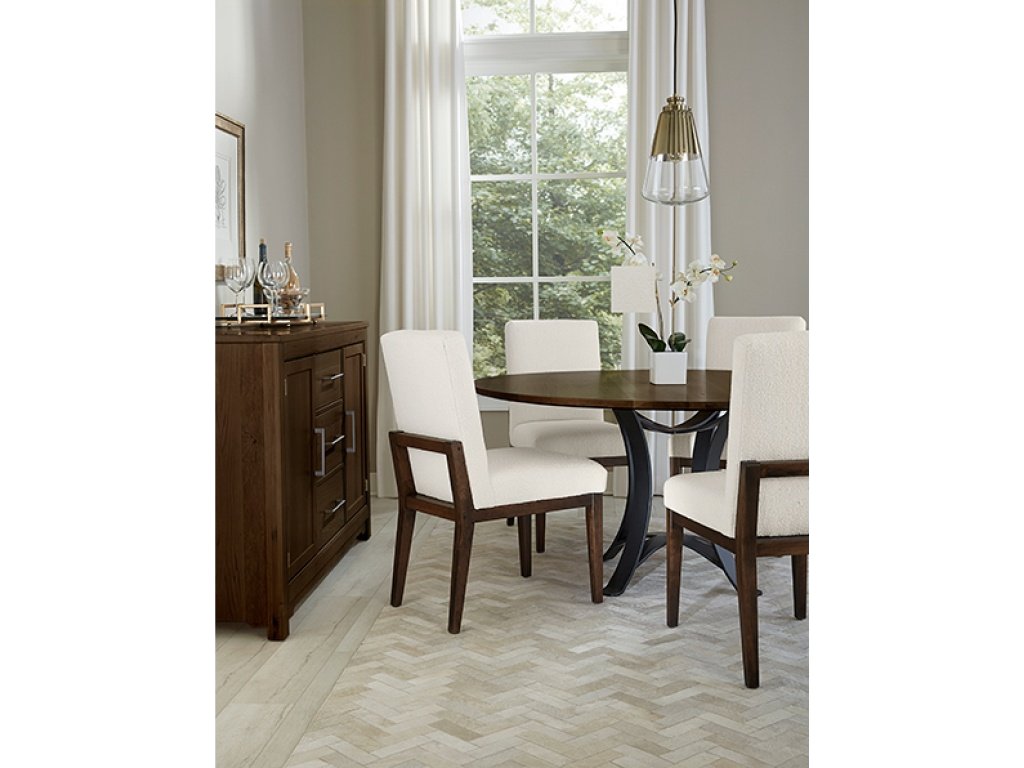 Uph Side Chair White Fabric - image 4