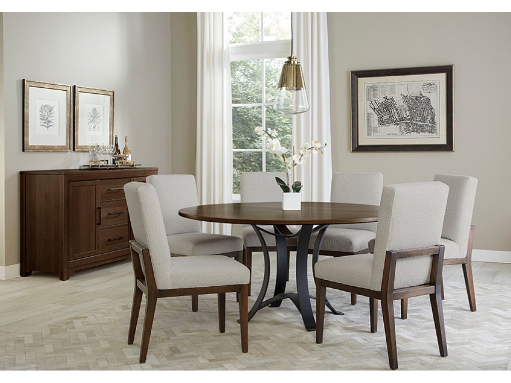 48 Inch Round Table  W/ Metal Base - main image