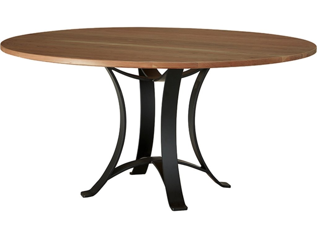 60 Inch Round Table  W/ Metal Base - image 6