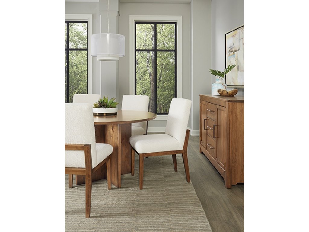 Uph Side Chair White Fabric - image 6
