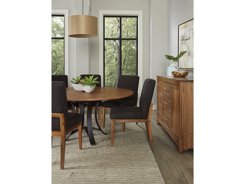 Uph Side Chair Black Fabric - image 2
