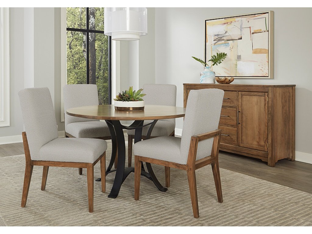 48 Inch Round Table  W/ Metal Base - image 3