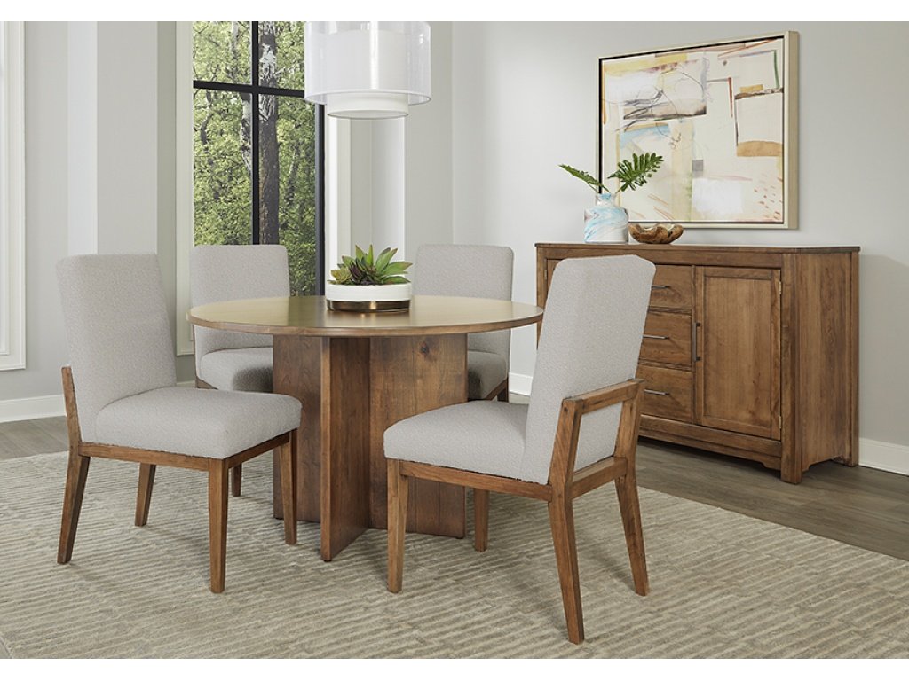 60 Inch Round Table  W/ Wood Base - image 2