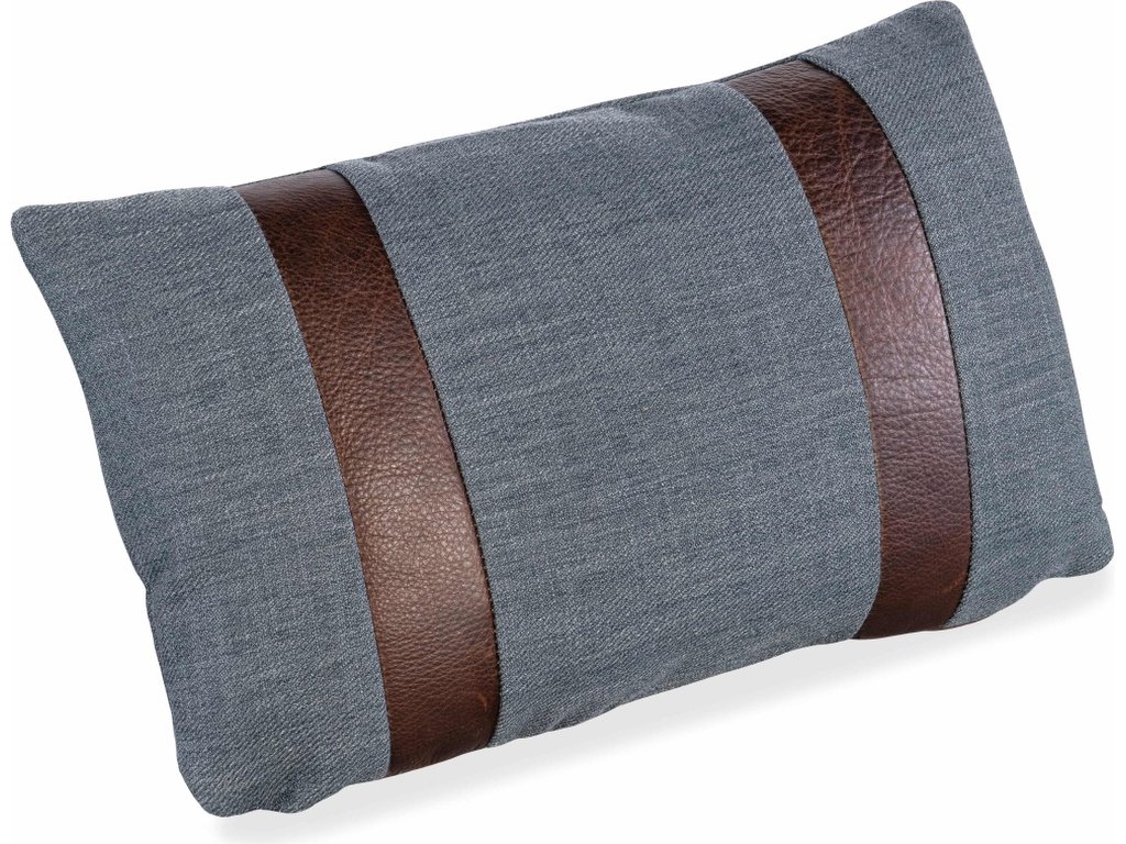 12in X 20in Rectangle Pillow NO Welt - FabricLeather Combo - main image