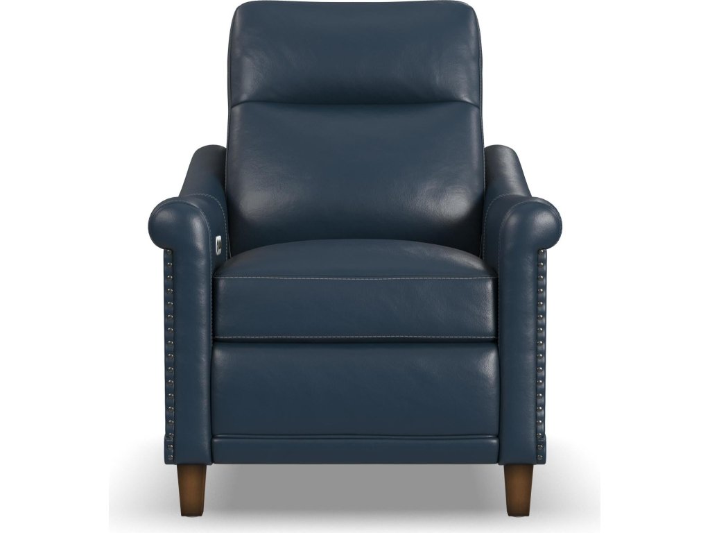 Elizabeth Sea Leather Power Recliner with Power Headrest - image 2