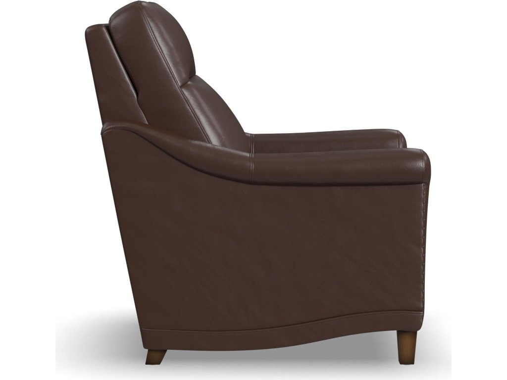 Elizabeth Brunette Leather Power Recliner with Power Headrest - image 3