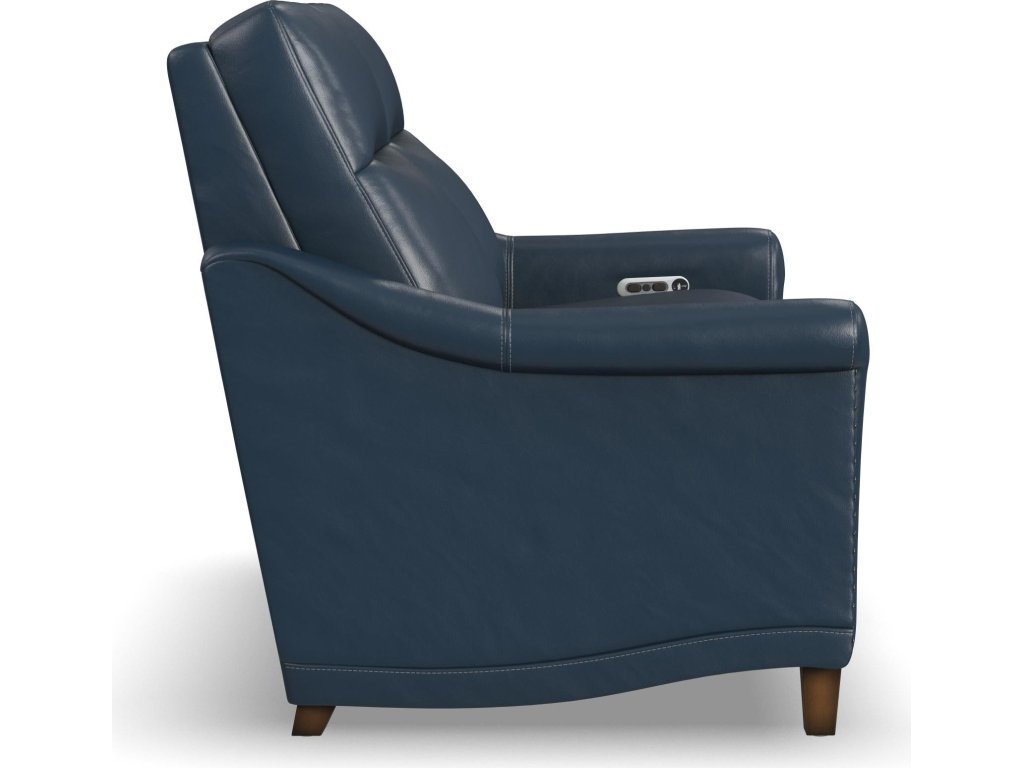 Elizabeth Sea Leather Power Recliner with Power Headrest - image 3
