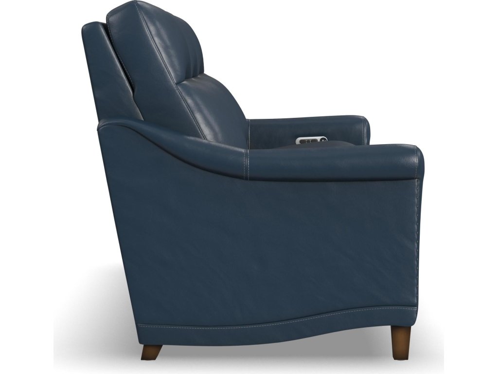 Elizabeth Sea Leather Power Recliner with Power Headrest - image 3
