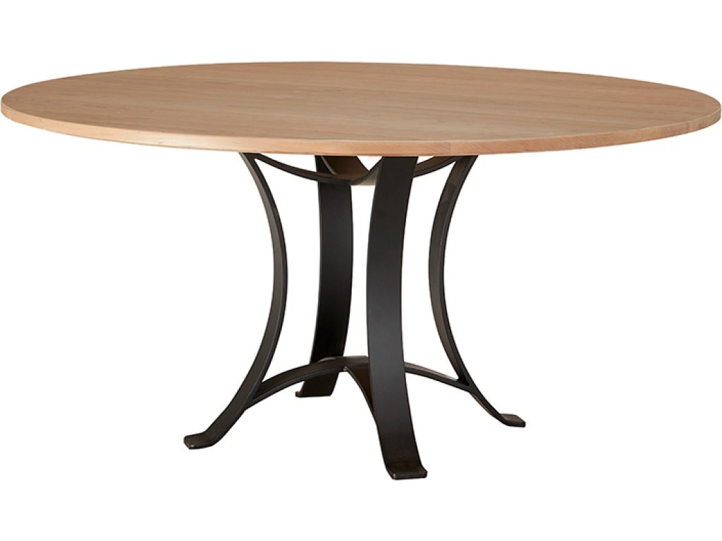 48 Inch Round Table  W/ Metal Base - image 4