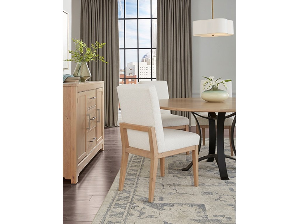 Uph Side Chair White Fabric - image 6