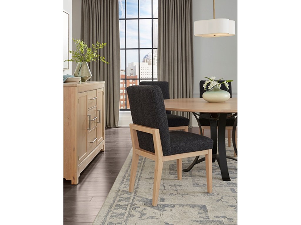 Uph Side Chair Black Fabric - image 3