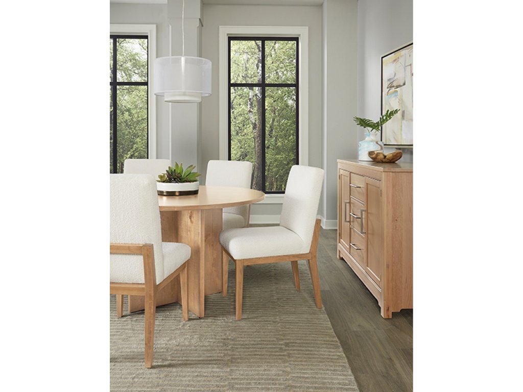 Uph Side Chair White Fabric - image 4
