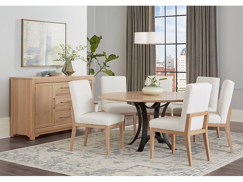 48 Inch Round Table  W/ Metal Base - image 2