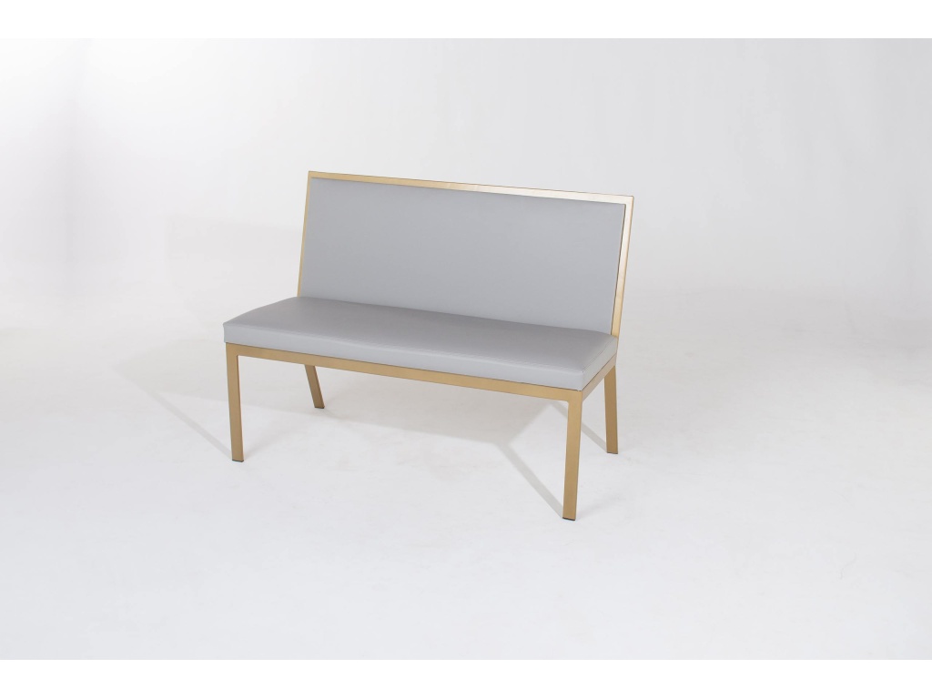 Luca Bench Upholstered Back No Arms - image 2