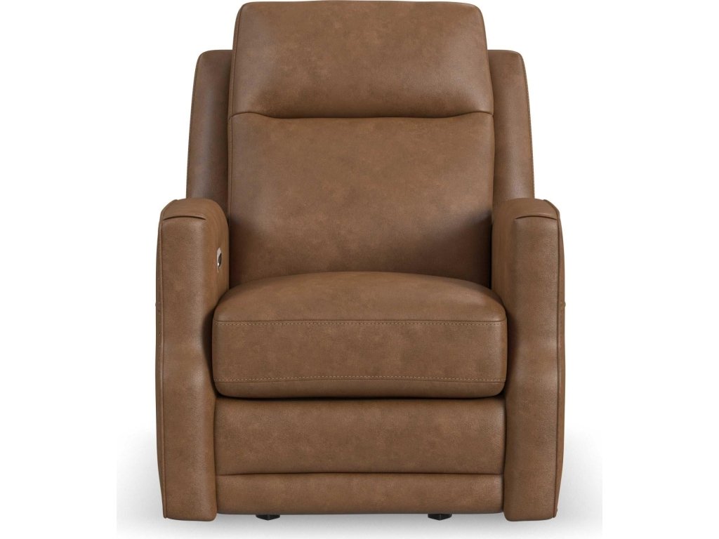 Maxwell Cedar Leather Power Gliding Recliner with Power Headrest and Lumbar - image 2