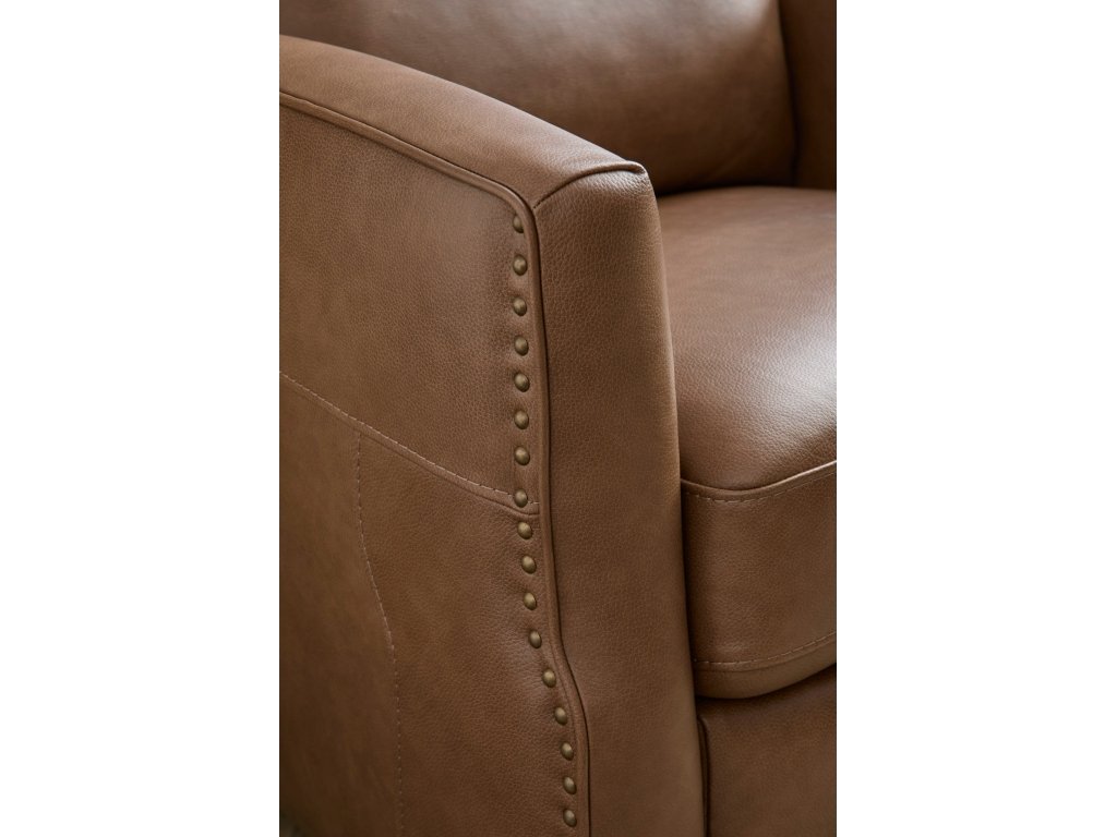 Maxwell Cedar Leather Power Gliding Recliner with Power Headrest and Lumbar - image 4