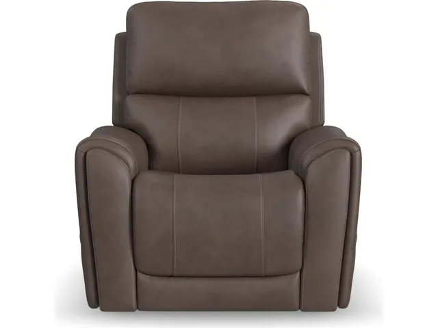 Carter Cappuccino Fabric Power Lift Recliner with Power Headrest, Lumbar, Heat & Massage - Alternative View