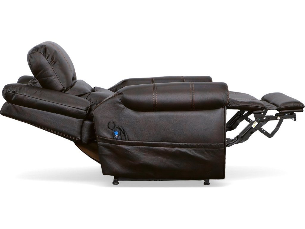 Oscar Molasses Fabric Power Lift Recliner with Right-Hand Control & Power Headrest - image 9