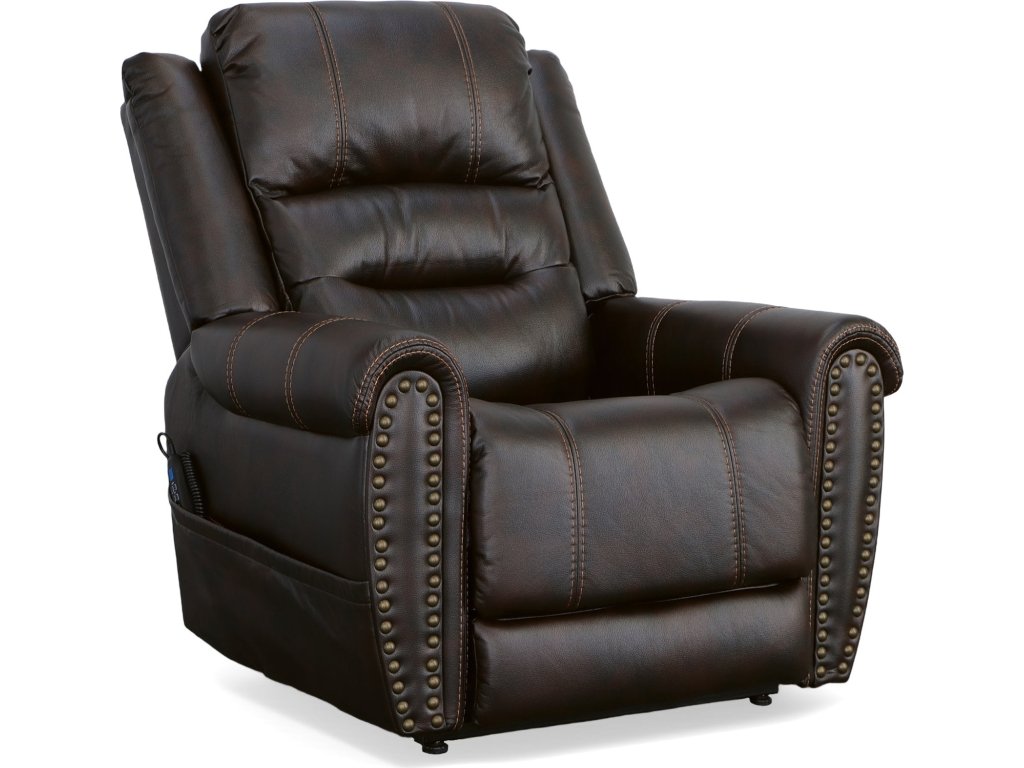 Oscar Molasses Fabric Power Lift Recliner with Right-Hand Control & Power Headrest - image 5