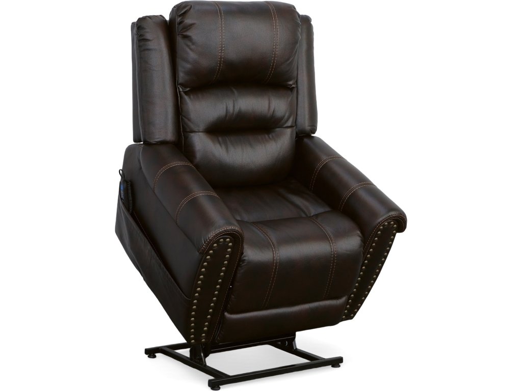 Oscar Molasses Fabric Power Lift Recliner with Right-Hand Control & Power Headrest - image 6
