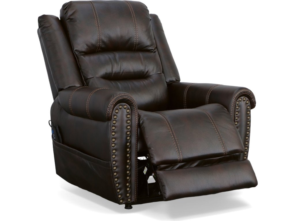 Oscar Molasses Fabric Power Lift Recliner with Right-Hand Control & Power Headrest - image 7
