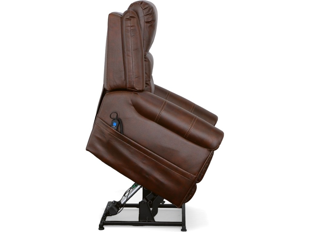 Oscar Pumpernickel Fabric Power Lift Recliner with Right-Hand Control & Power Headrest - image 6