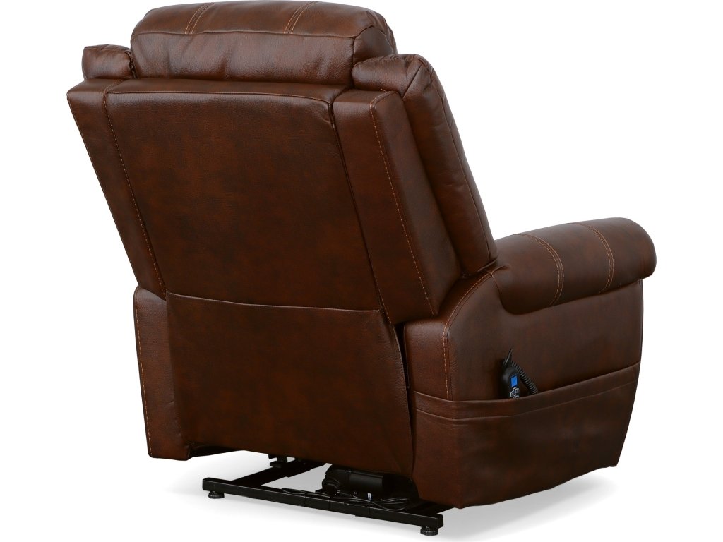 Oscar Pumpernickel Fabric Power Lift Recliner with Right-Hand Control & Power Headrest - image 8