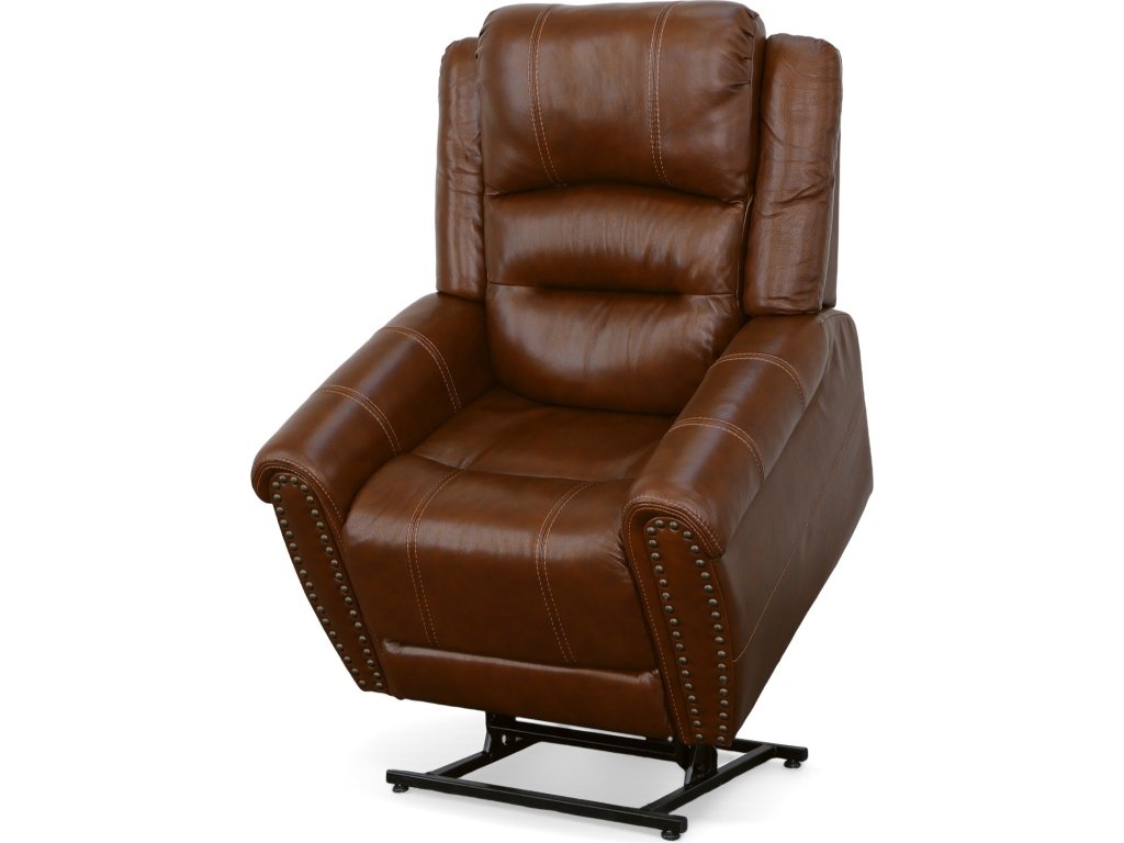 Oscar Grizzly Leather Power Lift Recliner with Right-Hand Control & Power Headrest - image 5