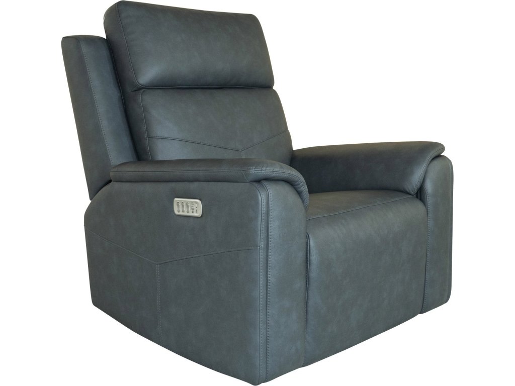 Vernon Admiral Fabric Power Swivel Gliding Recliner with Power Headrest, Lumbar, Heat & Massage - main image