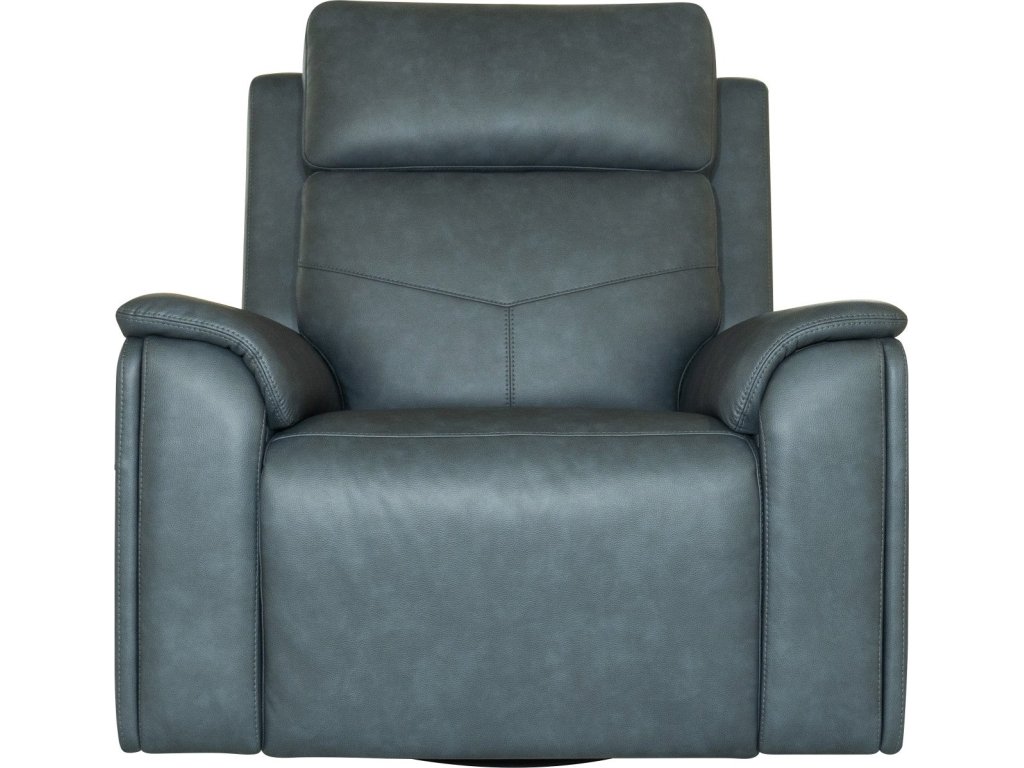 Vernon Admiral Fabric Power Swivel Gliding Recliner with Power Headrest, Lumbar, Heat & Massage - image 2