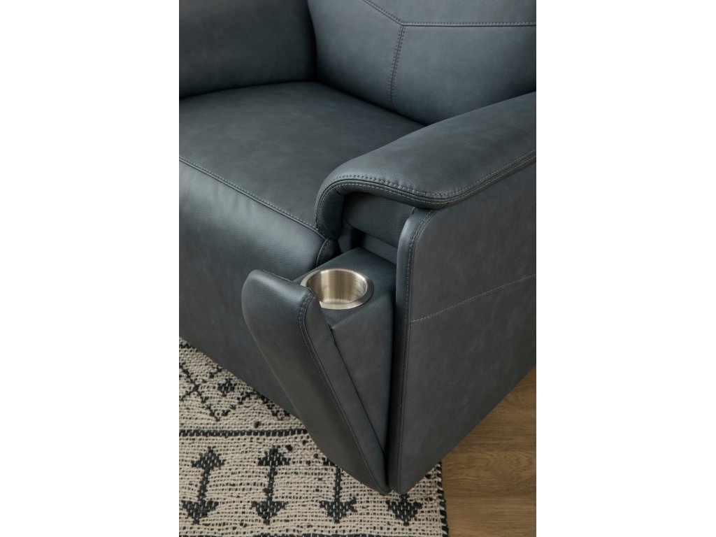 Vernon Admiral Fabric Power Swivel Gliding Recliner with Power Headrest, Lumbar, Heat & Massage - image 6