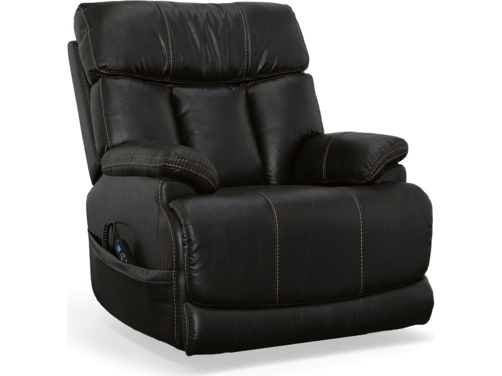 Clive Peppercorn Fabric Power Recliner with Power Headrest & Lumbar - main image