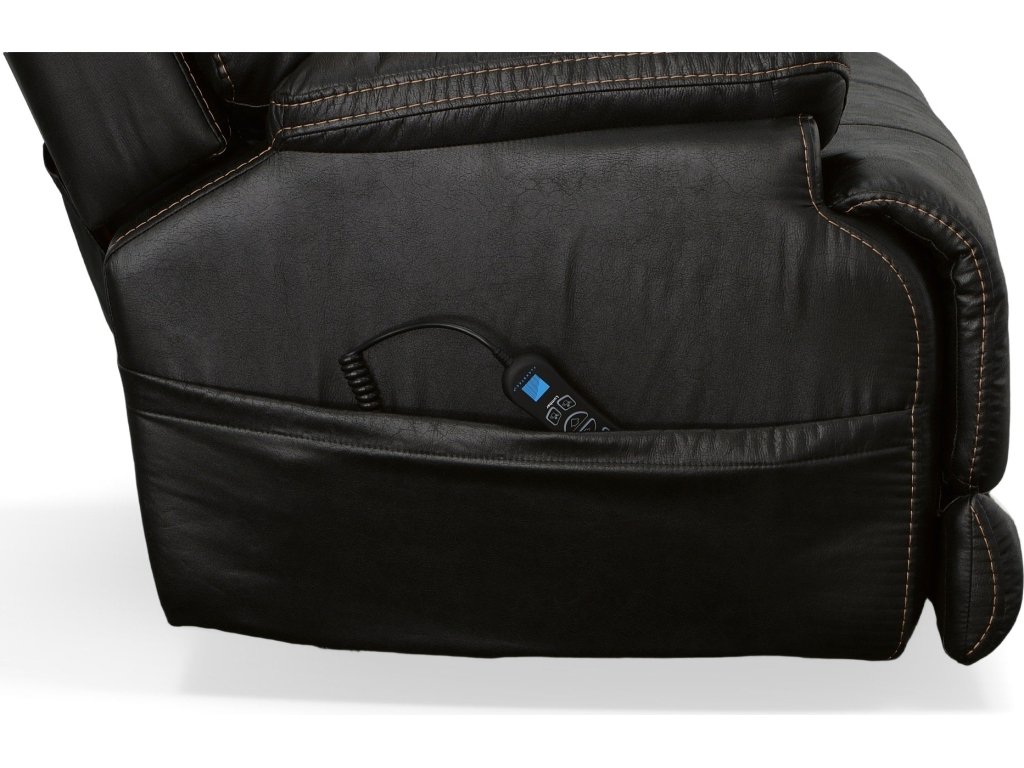 Clive Peppercorn Fabric Power Recliner with Power Headrest & Lumbar - image 6