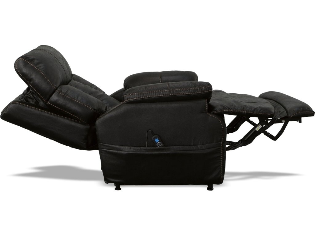 Clive Peppercorn Fabric Power Recliner with Power Headrest & Lumbar - image 8