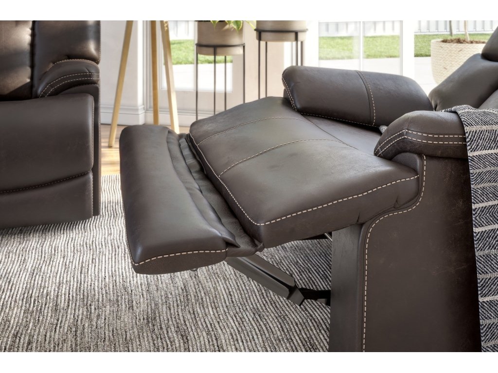Clive Clove Fabric Power Recliner with Power Headrest & Lumbar - image 4