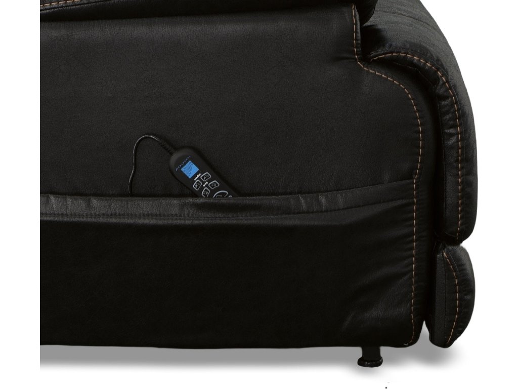 Clive Peppercorn Fabric Power Lift Recliner with Power Headrest & Lumbar - image 7