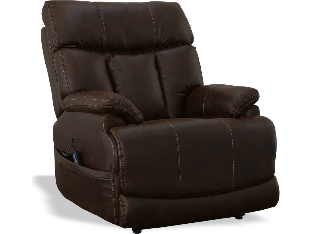 Clive Clove Fabric Power Lift Recliner with Power Headrest & Lumbar - main image