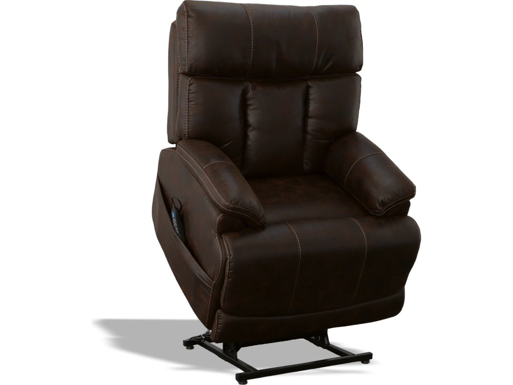 Clive Clove Fabric Power Lift Recliner with Power Headrest & Lumbar - image 5