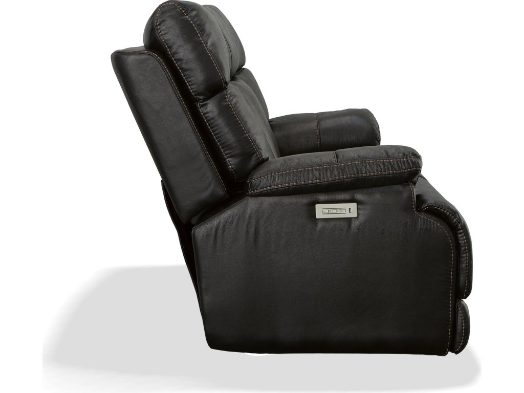 Clive Peppercorn Fabric Power Reclining Loveseat with Power Headrests & Lumbar - image 2