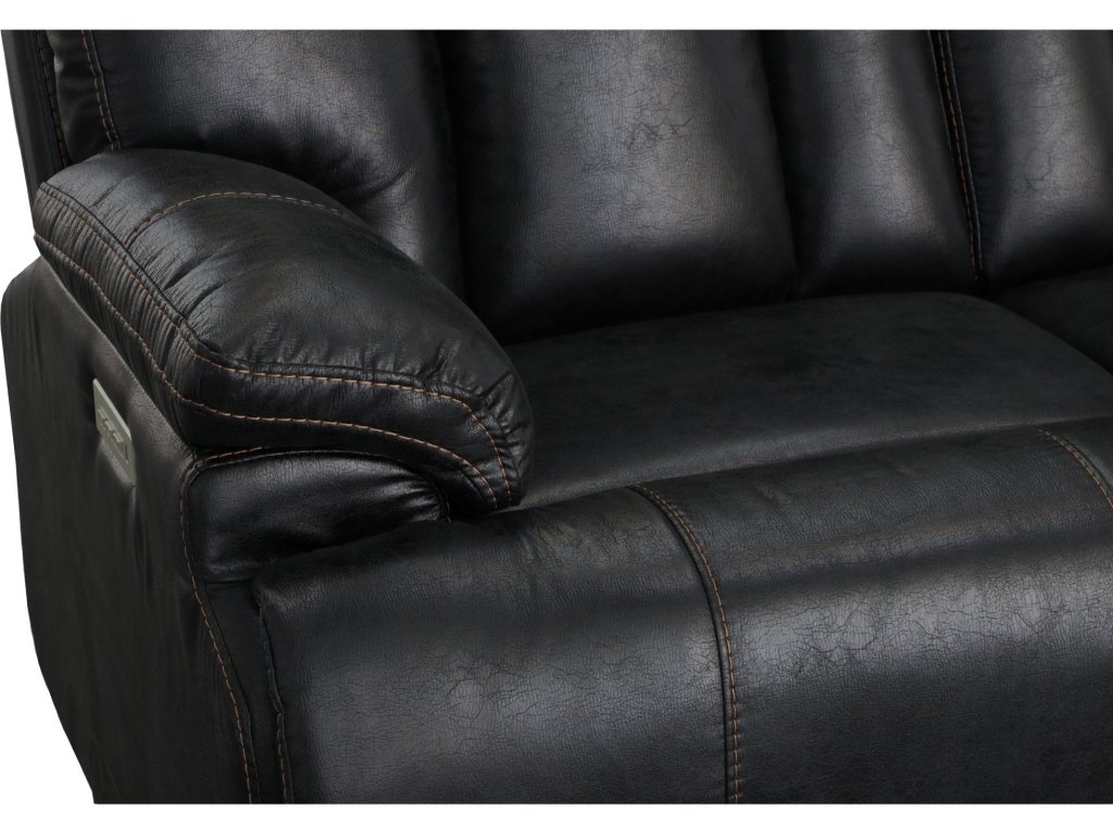 Clive Peppercorn Fabric Power Reclining Sofa with Power Headrests & Lumbar - image 5