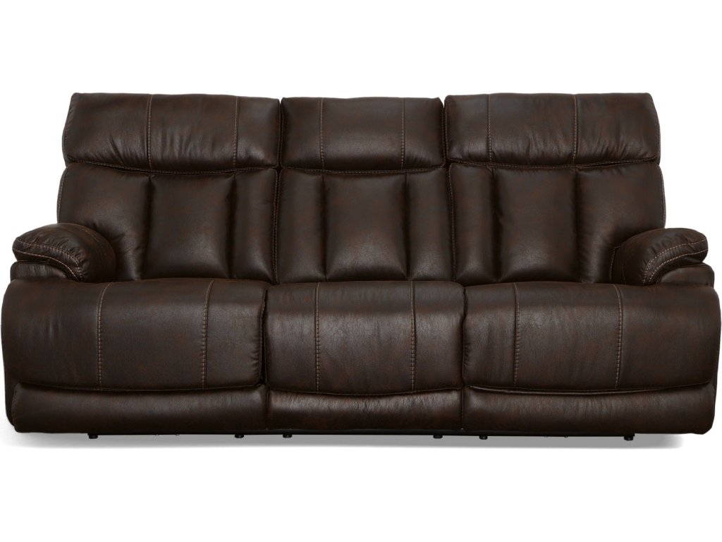 Clive Clove Fabric Power Reclining Sofa with Power Headrests & Lumbar - image 1